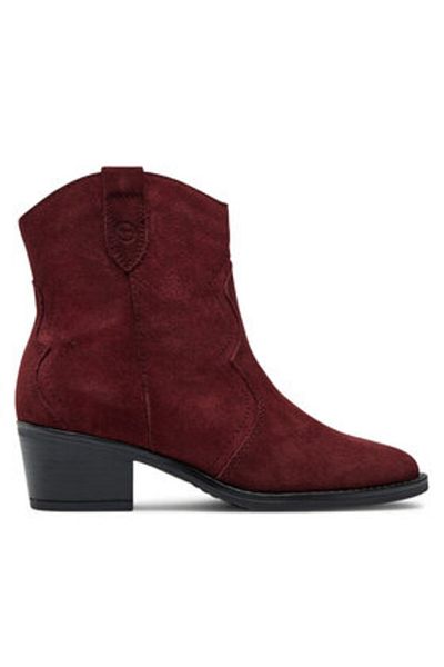 Tamaris women's cowboy boots 1-25702-41 red