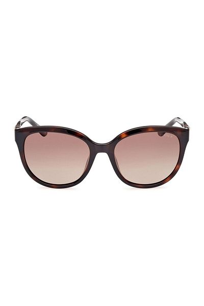 Guess Polarized Sunglasses Women Gu7877 52h, Plastic, Havana, 56 Mm