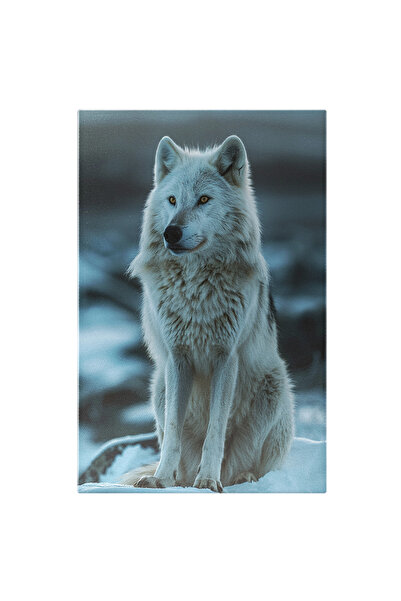 StoryGift Romania Tablou Canvas: Ochii Portocalii Ai Unui Lup Ațintiți Către ...