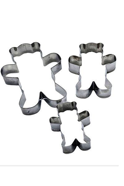 BV Set of 3 bear cookie cutters, 11.5 cm, 508COF