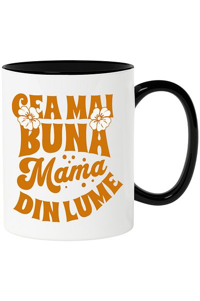 StoryGift Romania Mug with Mother's Day Message Text The Best Mom In The World, Ceramic, 330ML, with Ma, With, STG.