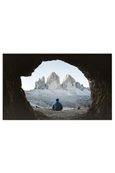 StoryGift Romania Tablou Canvas: Trei Varfuri Diavolesti In Dolomiti - Peisaj...