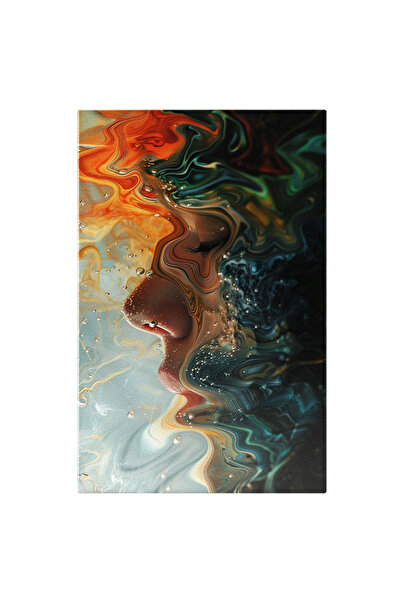 StoryGift Romania Tablou Canvas: Submersiunea În Culori Amestecate Portretul ...