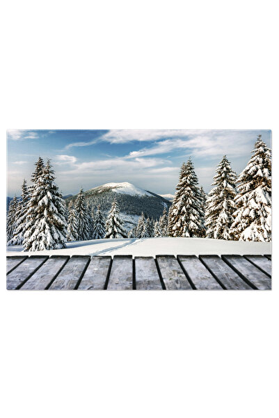 StoryGift Romania Tablou Canvas: Ferestre Cu Peisaje De Iarna - Ferestre, Pei...