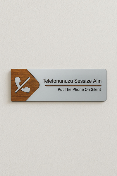 Lucena Telefonunuzu Sessize Alın Ofis Oda Kapı İsimliği Yönlendirme Tabelası ...