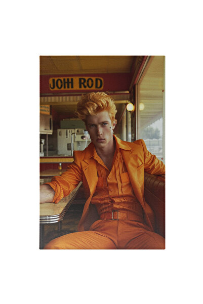 StoryGift Romania Tablou Canvas: Fermecatorul Barbat Roscat Imbracat In Porto...