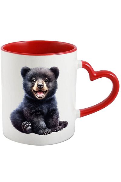 StoryGift Romania Mug with a happy teddy bear | illustration | playful | childhood | care | good |, With ,STG.