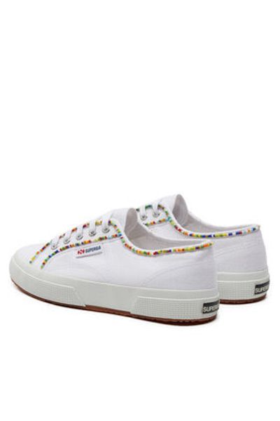 Superga Teniși de damă Superga 2750 MULTICOLOR BEADS albi