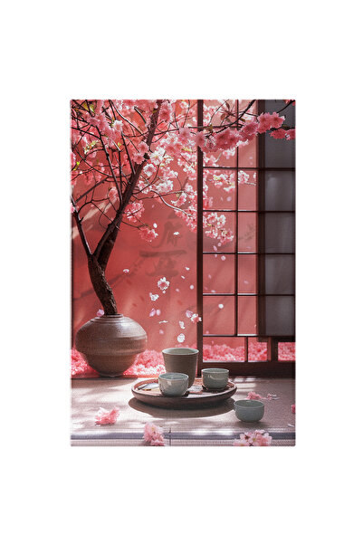 StoryGift Romania Tablou Canvas: Atmosferă Asiatică De Servit Ceai În Sezonul...