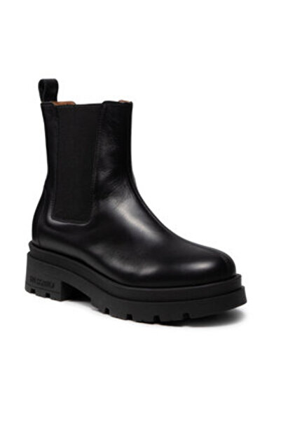 Trussardi ghete de damă până la gleznă 79A00721 ​​negre