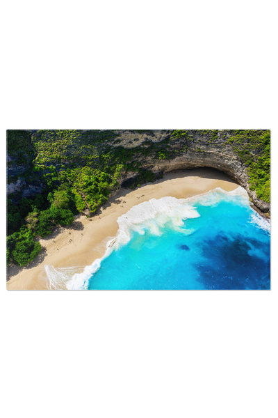 StoryGift Romania Tablou Canvas 40 x 25CM Plaja Kelingking in Nusa Penida, Ba...