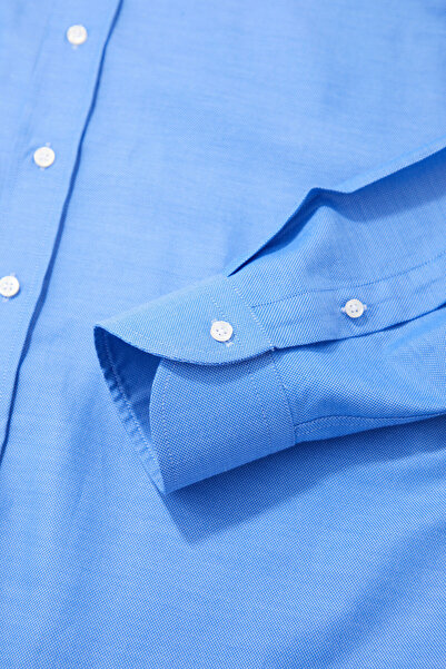 W Collection MAVİ UZUN KOLLU GÖMLEK