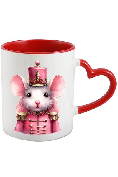 StoryGift Romania Mug with a mouse dressed as a soldier | illustration | period clothes | high rank, With, STG.
