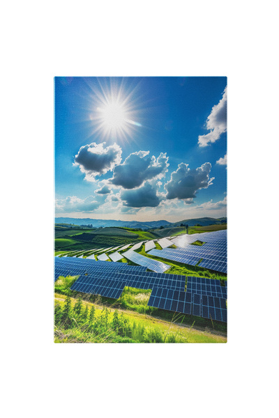 StoryGift Romania Tablou Canvas Priveliste Linistitoare Dintr-o Campie Unde S...