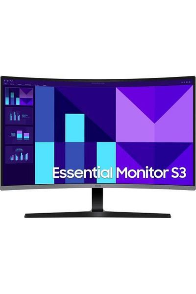 Samsung 32" Essential Curved Monitor S3, FHD (1920x1080), 100Hz Refresh Rate & 4ms Response Time,