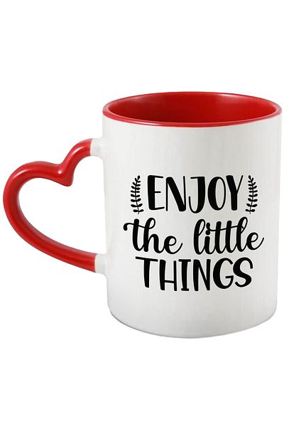 StoryGift Romania Mug with a motivational message that encourages you to enjoy the little things in life, with STG.