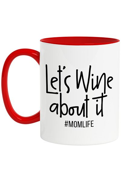 StoryGift Romania Mug for mothers who choose wine instead of complaining - motherhood with Handle, With, STG.