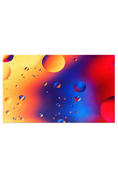 StoryGift Romania Tablou Canvas Cu Bule Colorate Si Reflecii - Bule, Apa, Abs...