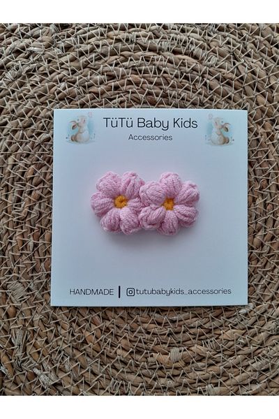 Accessories مشبك شعر ديزي بدون شعر، مشبك شعر للفتيات الصغيرات، مشبك تثبيت (مفرد)