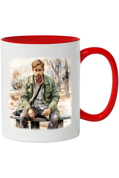 StoryGift Romania Mug With Jake Gyllenhaal, Actor, Action Movies, Celebrity, Multicolor 330 ml, With ,STG .