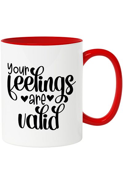 StoryGift Romania Cana Cu Textul "your Feelings Are Valid" - Sentimentele Tale Sunt Validate Cu Ma, Cu ,stg