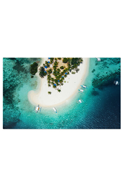 StoryGift Romania Tablou Canvas Farmecul Baliului Tropical, Calatorie, Deasup...