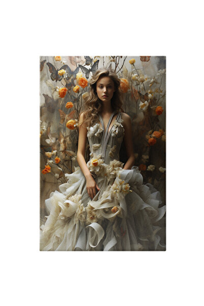 StoryGift Romania Tablou Canvas: Fotografie Cu O Fata Draguta Imbracata Cu O ...