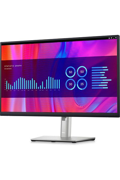 Dell 24" USB-C Hub Monitor, IPS Panel, QHD (2560x1440) Resolution, 60Hz Refresh Rate, 5ms Response
