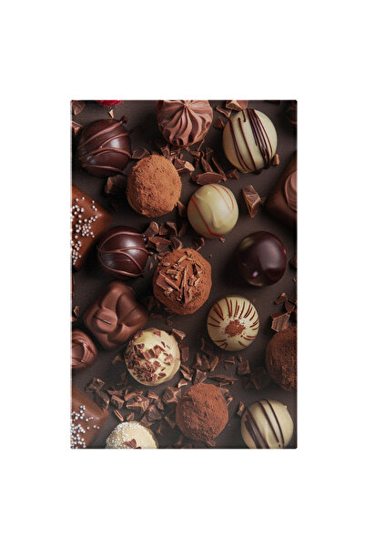 StoryGift Romania Tablou Canvas Delicioasele Bomboane De Ciocolata Cu Diverse...