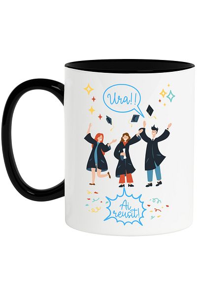 StoryGift Romania Mug Hurray!!! You made it, Graduation School College, Freedom, A New Beginning, 33, With, STG.