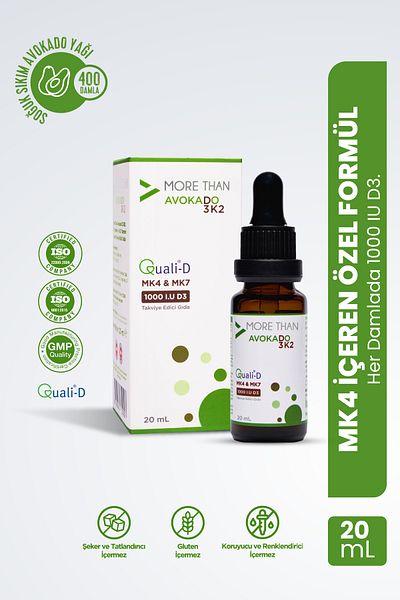 MORE THAN Avocado D3K2 20 ml Drops