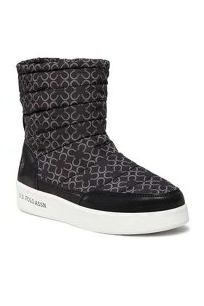U.S. Polo Assn. us polo assn women's snow boots VEGY006 black
