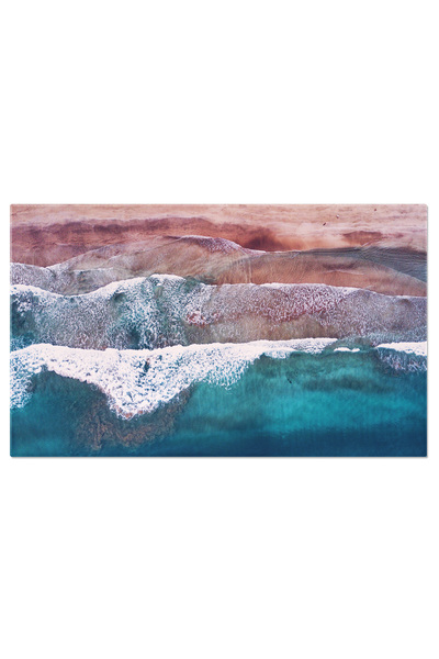 StoryGift Romania Tablou Canvas: Perspectiva De Sus A Naturii Oceanului - Dro...