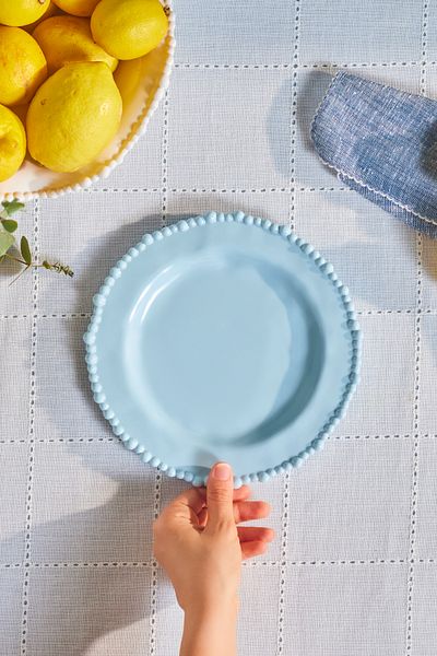 Karaca Perla Melamine Pasta Plate 23 cm Blue