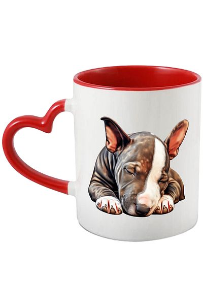 StoryGift Romania Mug with a sleeping puppy | illustration | tired | bedtime | for, With, STG
