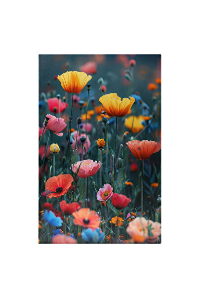 StoryGift Romania Tablou Canvas O Multime De Flori Colorate Care Stau Liniste...