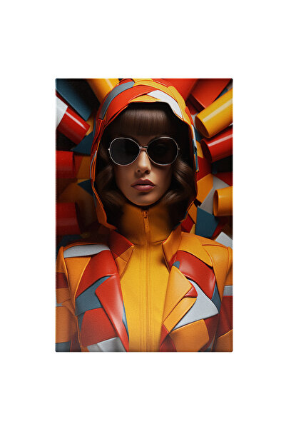 StoryGift Romania Tablou Canvas: Model Camuflat In Culori Animatie, Arta, Des...