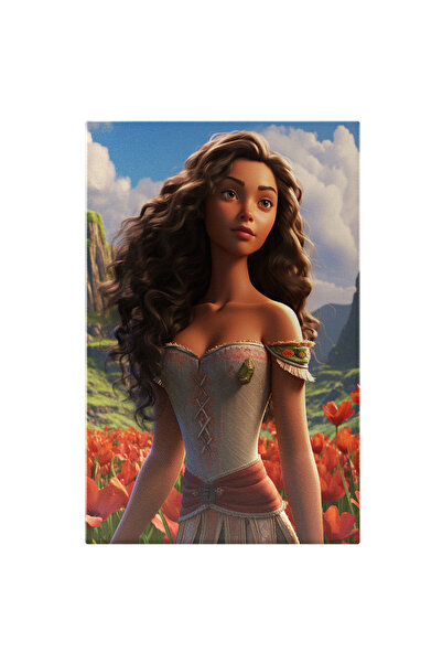 StoryGift Romania Tablou Canvas: Prințesă Medievală În Rochie Albă Și Detalii...