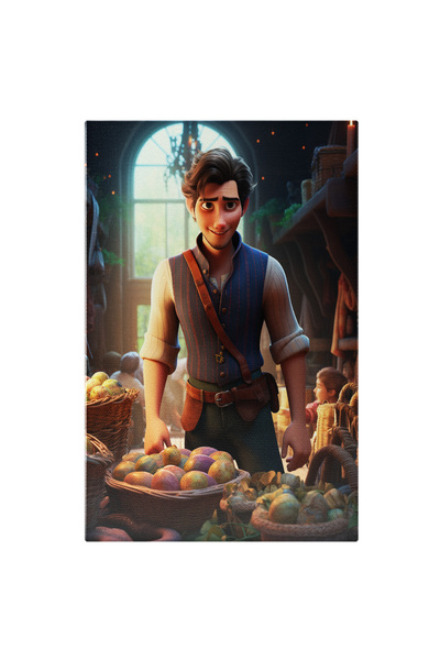 StoryGift Romania Canvas Painting 90 x 60CM The Handsome Prince with a White ...