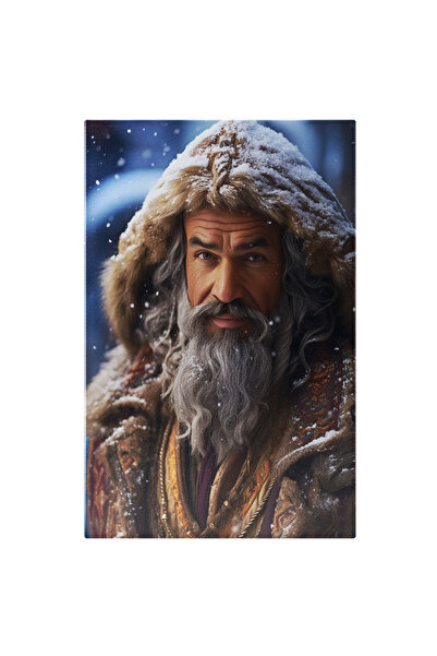 StoryGift Romania Tablou Canvas: Batran Cu Barba Lunga Si Par Carunt Si Cu O ...