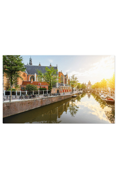 StoryGift Romania Tablou Canvas Amsterdam Orasul Canalelor Si Cladirile Sale ...