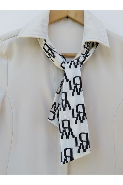 MAHLA Esarfa de design - șal subțire - accesoriu pentru geantă - accesoriu pentru păr