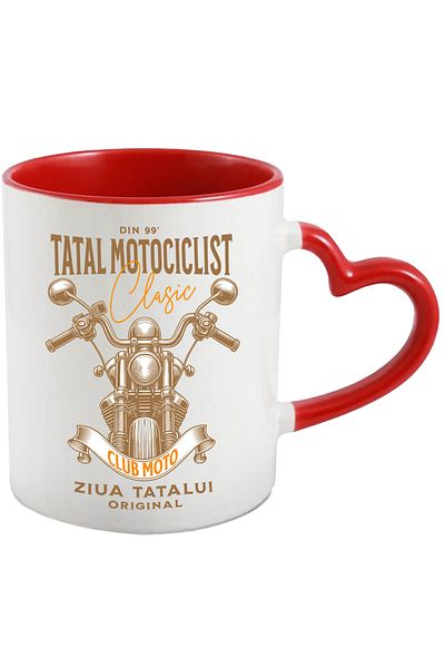 StoryGift Romania Mug Best Father Motor Family Relationship Father Children, 330ml, Ceramic with Handle, With, STG