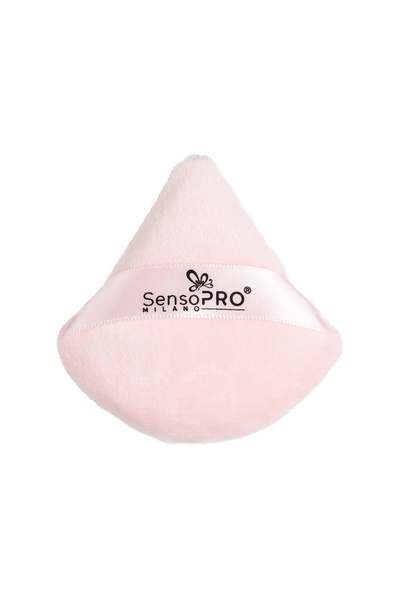 SensoPRO Milano Burețel de machiaj triunghiular, roz pal