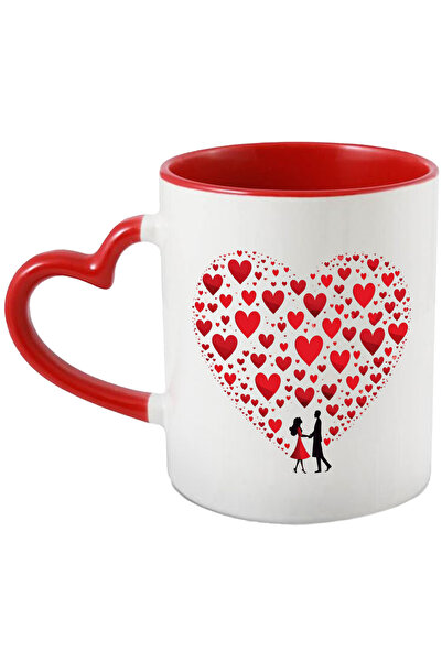 StoryGift Romania Cana Cu O Femeie Si Un Barbat Care Se Tin De Maini, Ilustra...