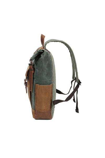 JOLAR. Unisex backpack for travel, hiking, vintage retro style, waterproof, JOLAR. YD-7951 Green