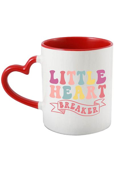 StoryGift Romania Mug with the text in English "Little heart breaker" - the little heart breaker, With ,STG.