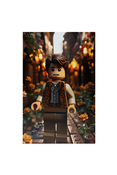 StoryGift Romania Tablou Canvas: Cute Boy Figurina Lego Baiat Cu Parul Saten ...