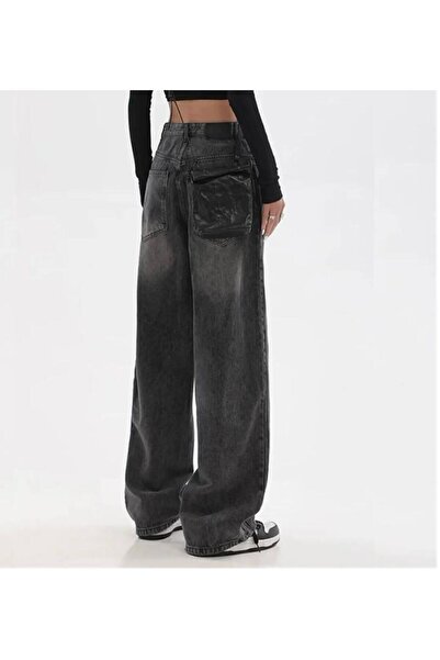 Butik SİYAH RETRO BAGGY JEAN