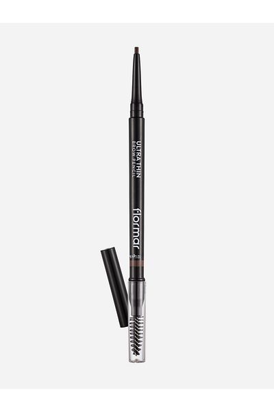 Flormar Ultra Thin Brow Pencil, 02 Light Brown